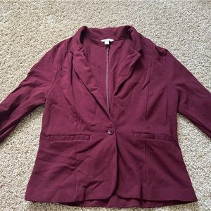Maroon/Burgundy Cato Blazer